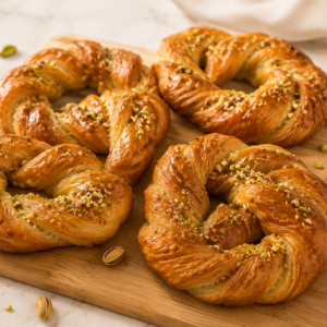 Croisante relleno de pistacho