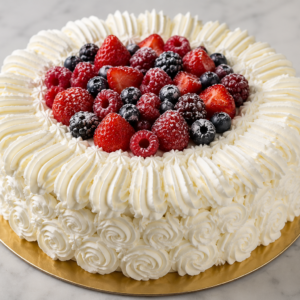 Tarta frambuesas frescas