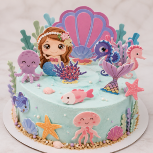 Tarta infantil redonda